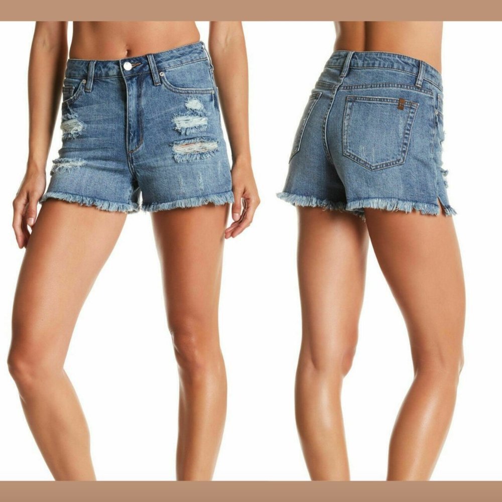 EUC Joe's Jeans Distressed High Waist Shorts